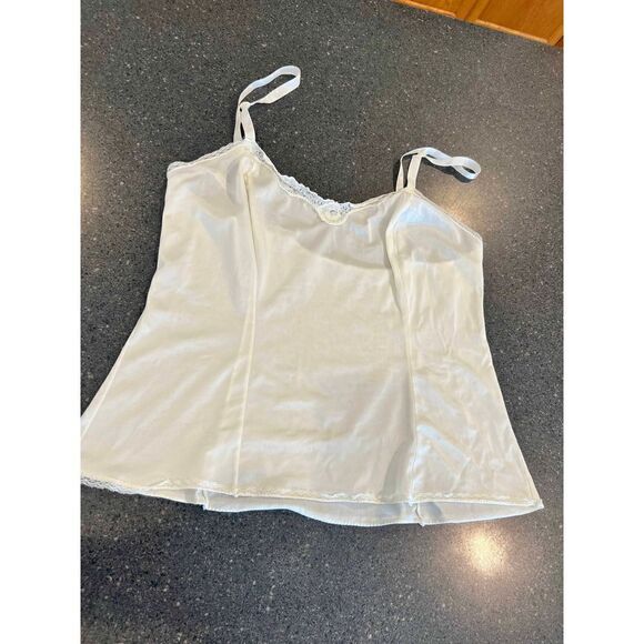 70’s long underwear with satin slip tank camisole - Picture 7 of 13